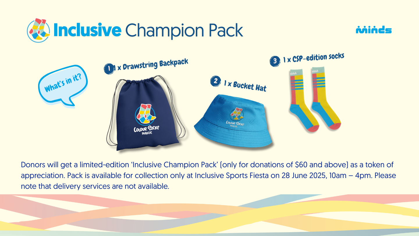 giving.sg : Campaign detail - MINDS Colour Socks Parade 2025