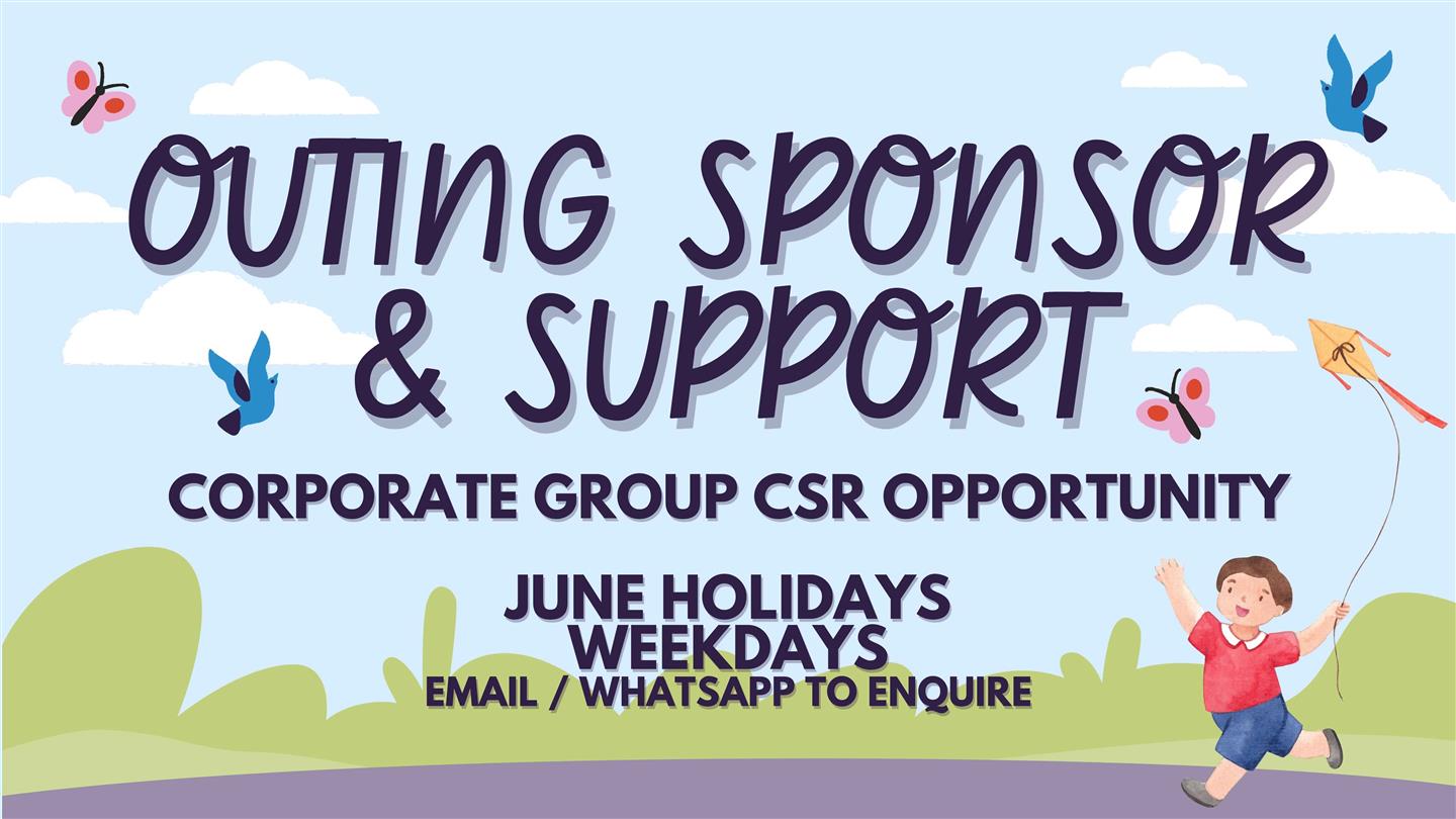 Outing Sponsor & Support [CSR Opportunity]
